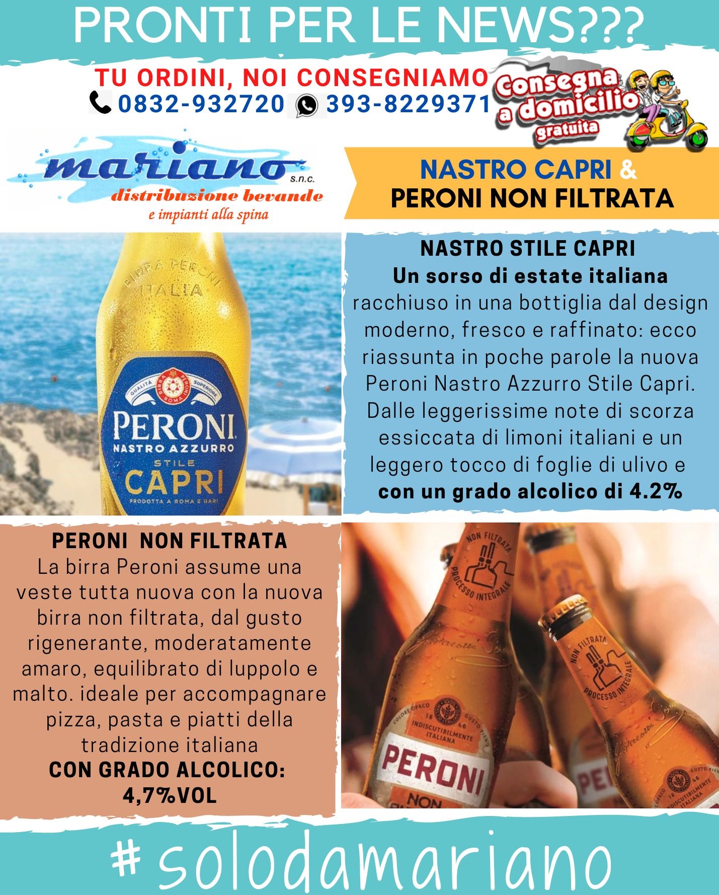 Nastro Capre e Peroni Non Filtrata